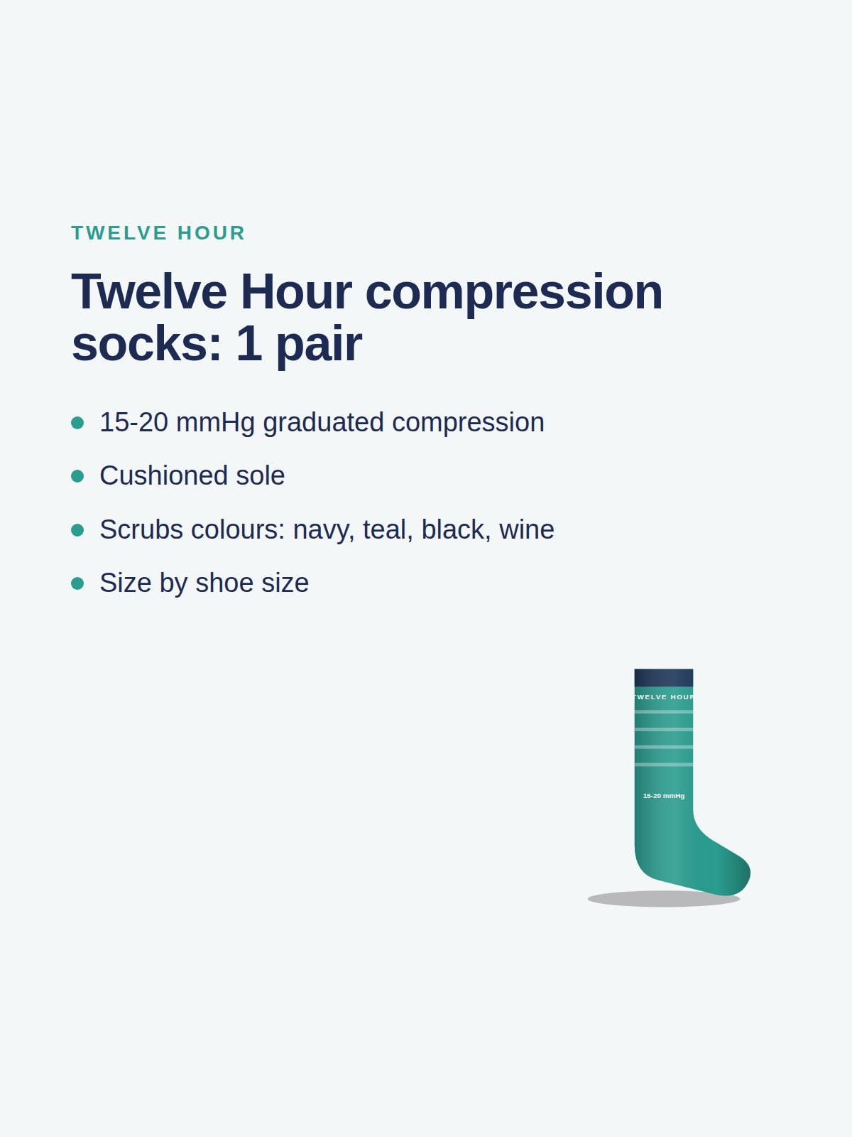 Twelve Hour compression socks: 1 pair 5
